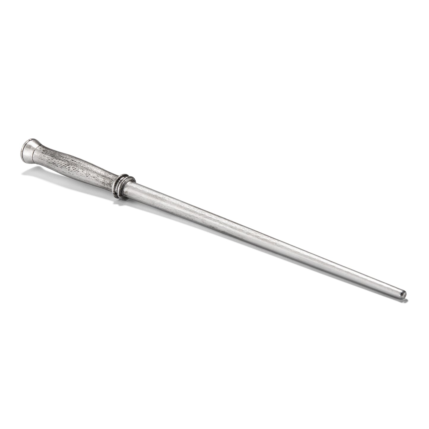 Holly wand detail antique silver finish
