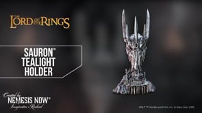 Lord of the Rings Sauron Tea Light Holder video showing detailed sculpting and integrated tea light holder design