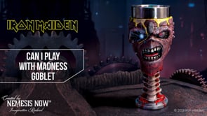 Iron Maiden Can I Play With Madness goblet full detailed video