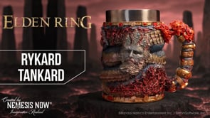 Elden Ring Rykard tankard video showing serpent detail and handle
