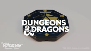 Dungeons & Dragons Beholder Foldable Lamp 21cm showing LED light effects and foldable design for fantasy tabletop décor.
