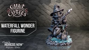 Nemesis Now Cult Cuties Waterfall Wonder 18.6cm figurine featuring Asmodeus and Shellial
