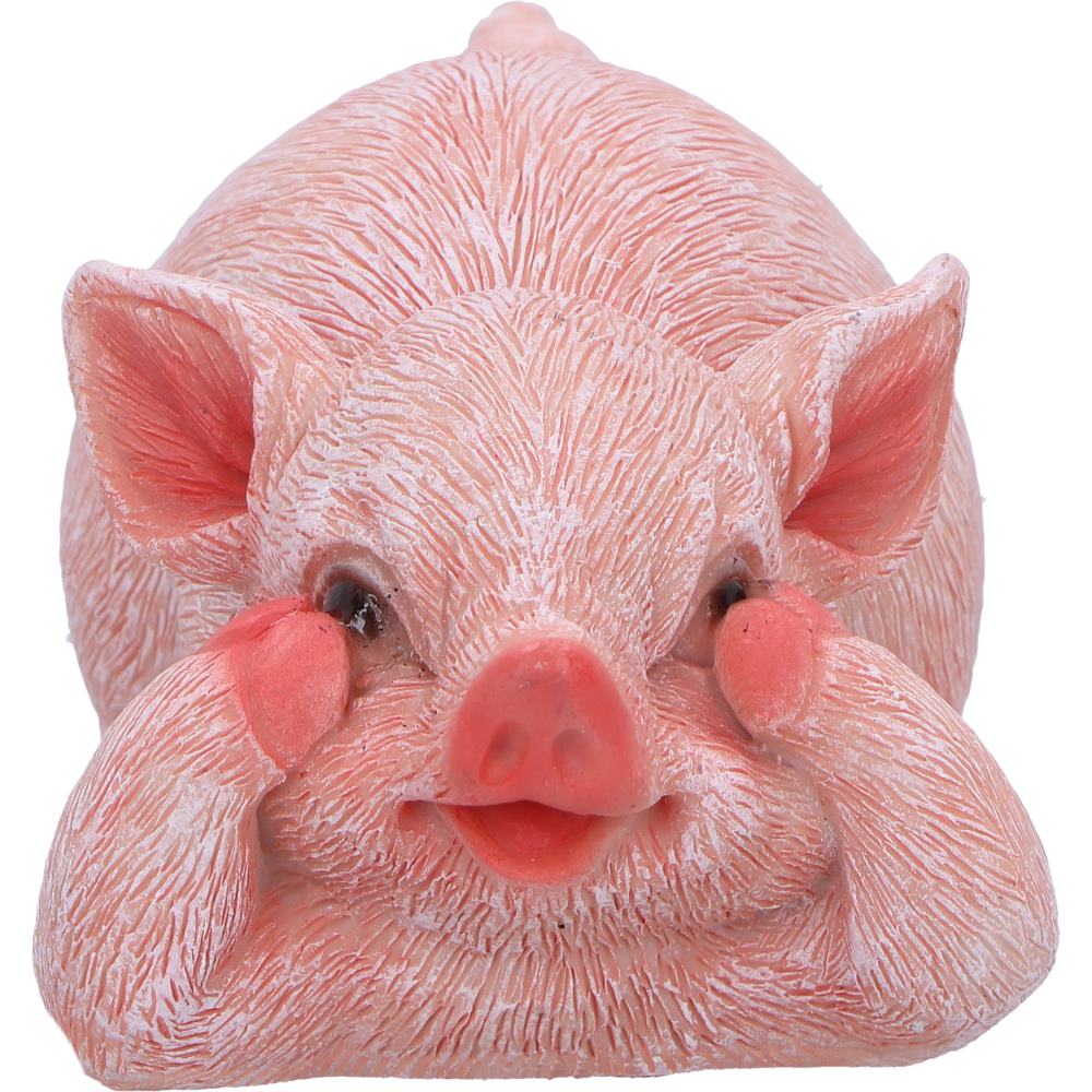 Three Wise Playful Pigs 5.2cm