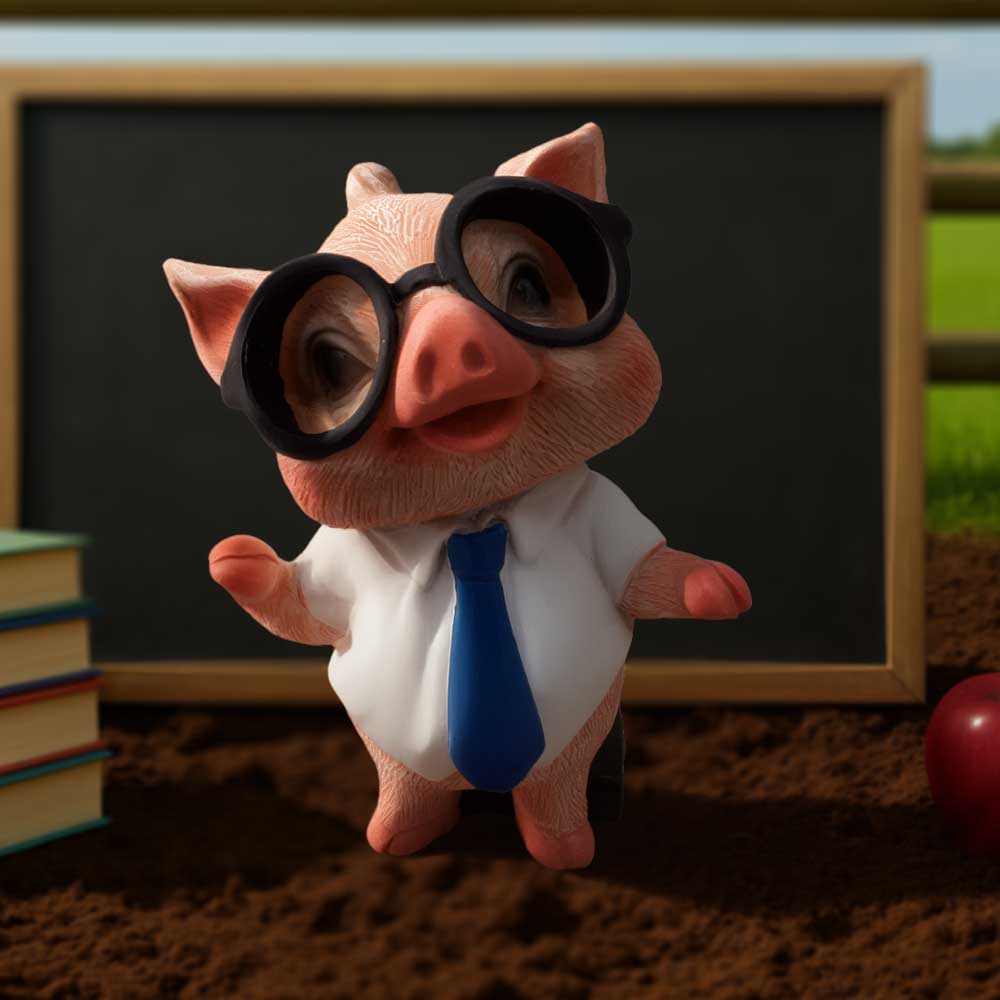Percy pig ornament displayed as fun home decor
