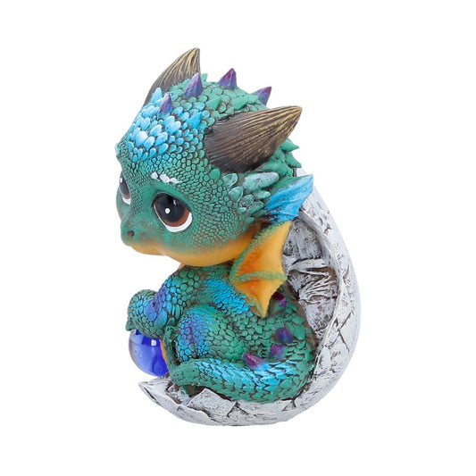 Dragon ornament side view showing playful pose