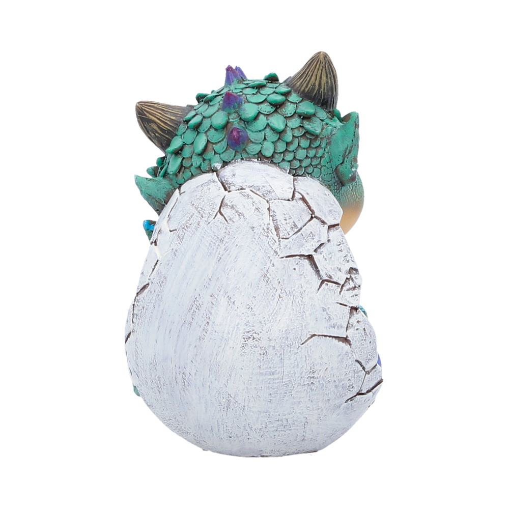 Singe dragon emerging from a cracked egg detail