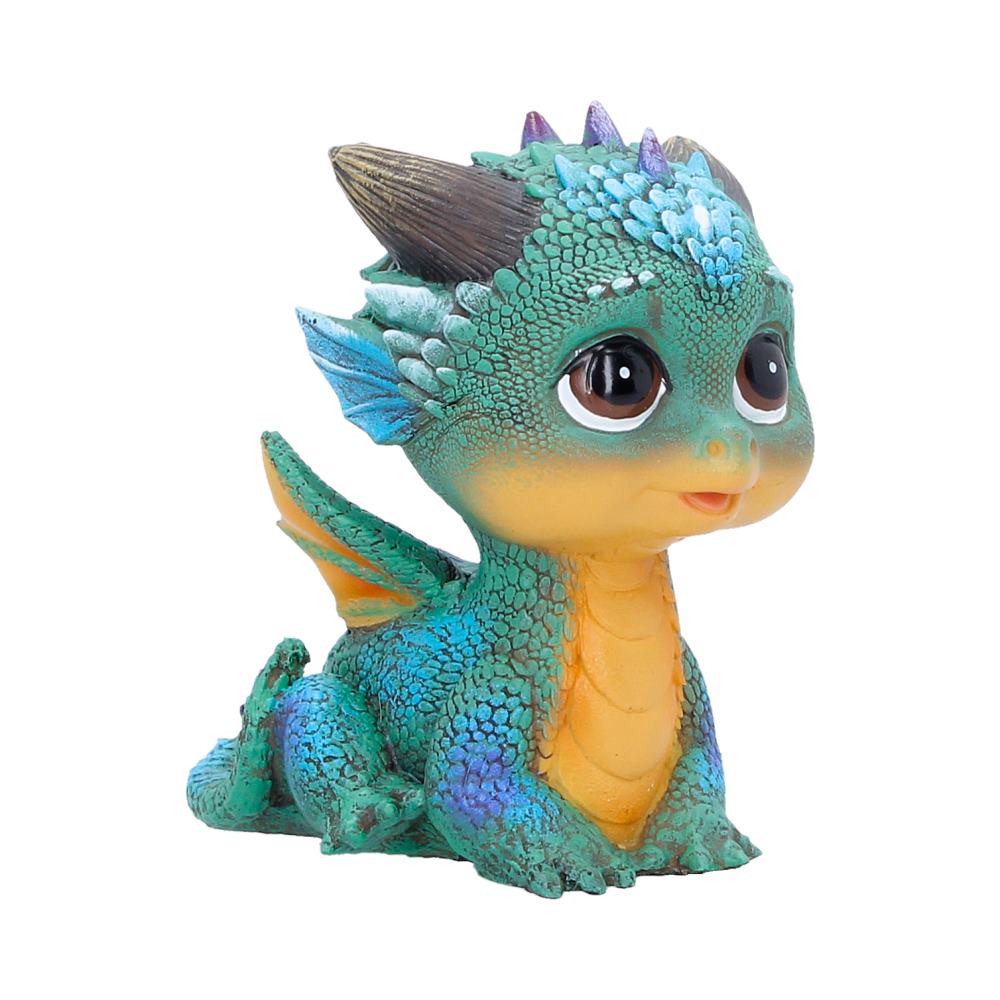 Hand-painted dragon figurine with vibrant colour detail