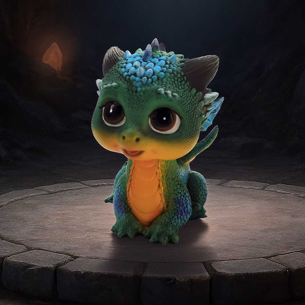 Blaze dragon displayed as fun fantasy decor