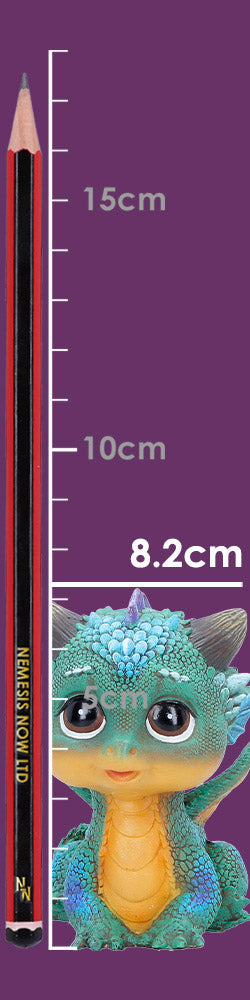 Blaze dragon figurine showing size scale and detail