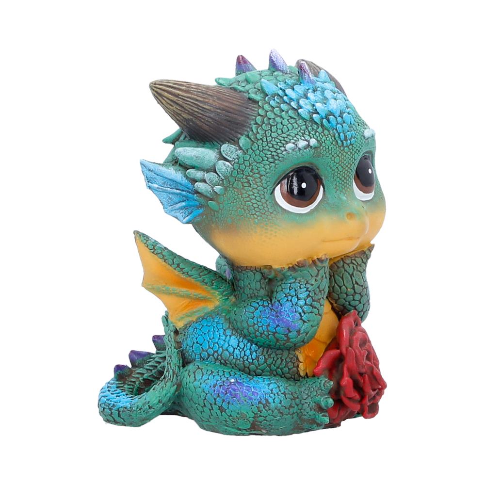 Cute dragon figurine with small cinder detail