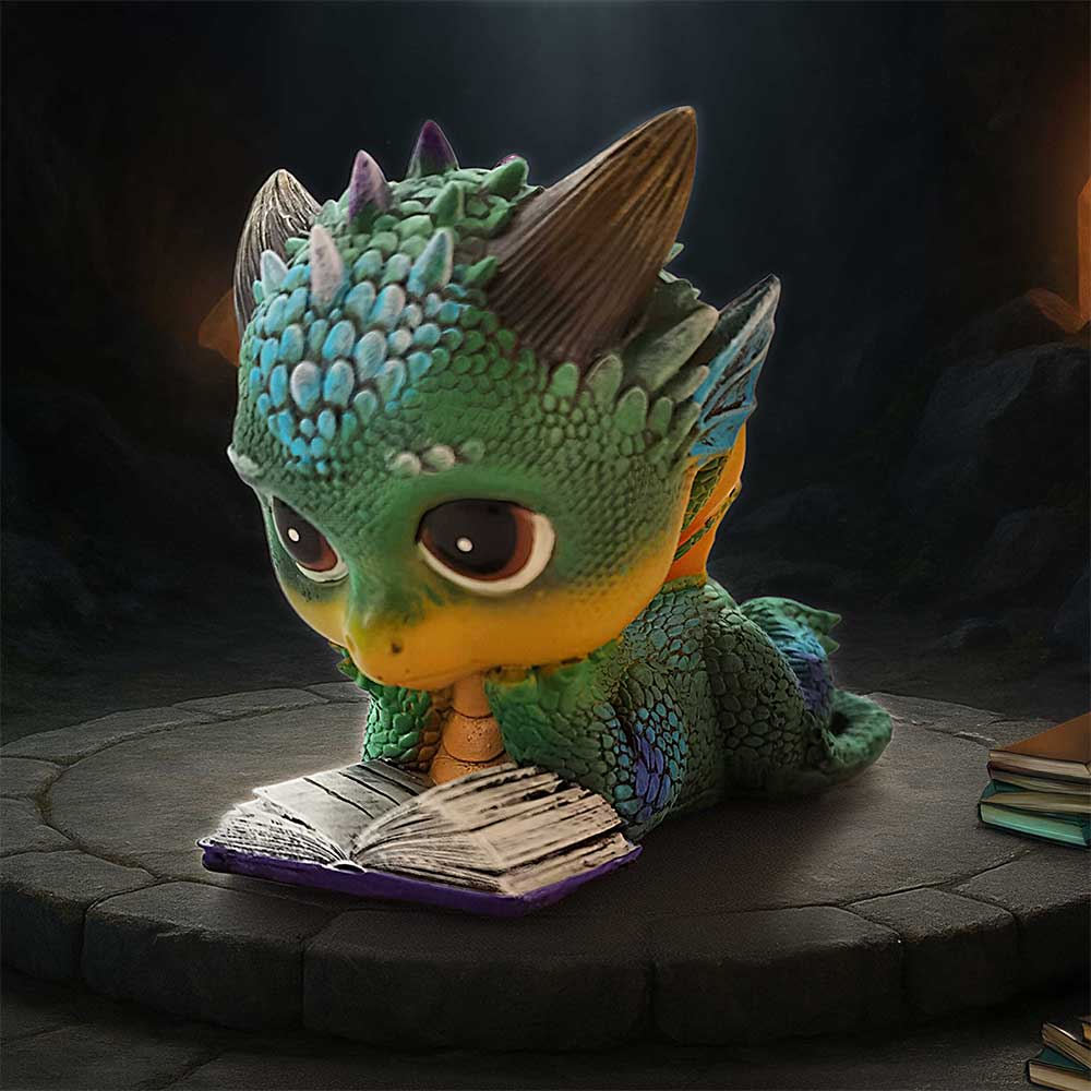 Kindle dragon displayed as fun fantasy decor