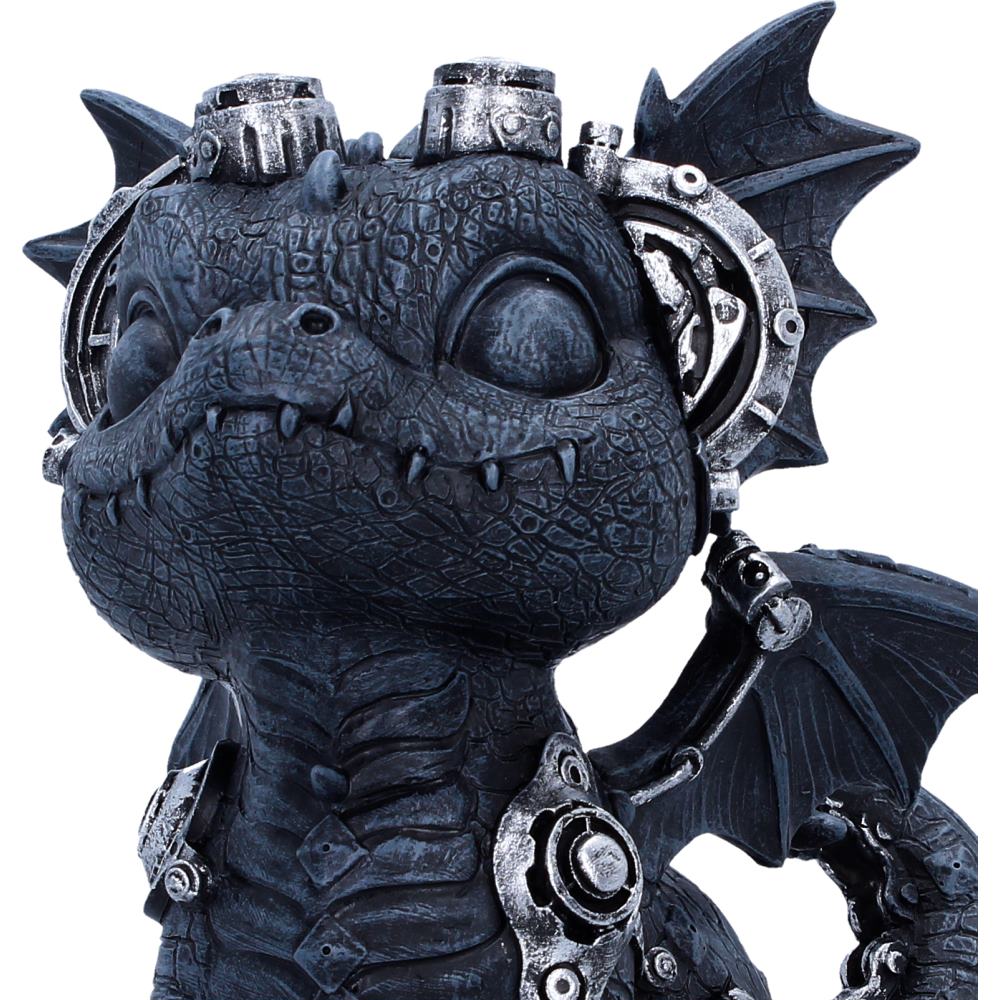 Close-up of Coglet dragon face and smile detail