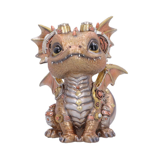 Coglet gold dragon figurine 17.5cm steampunk ornament
