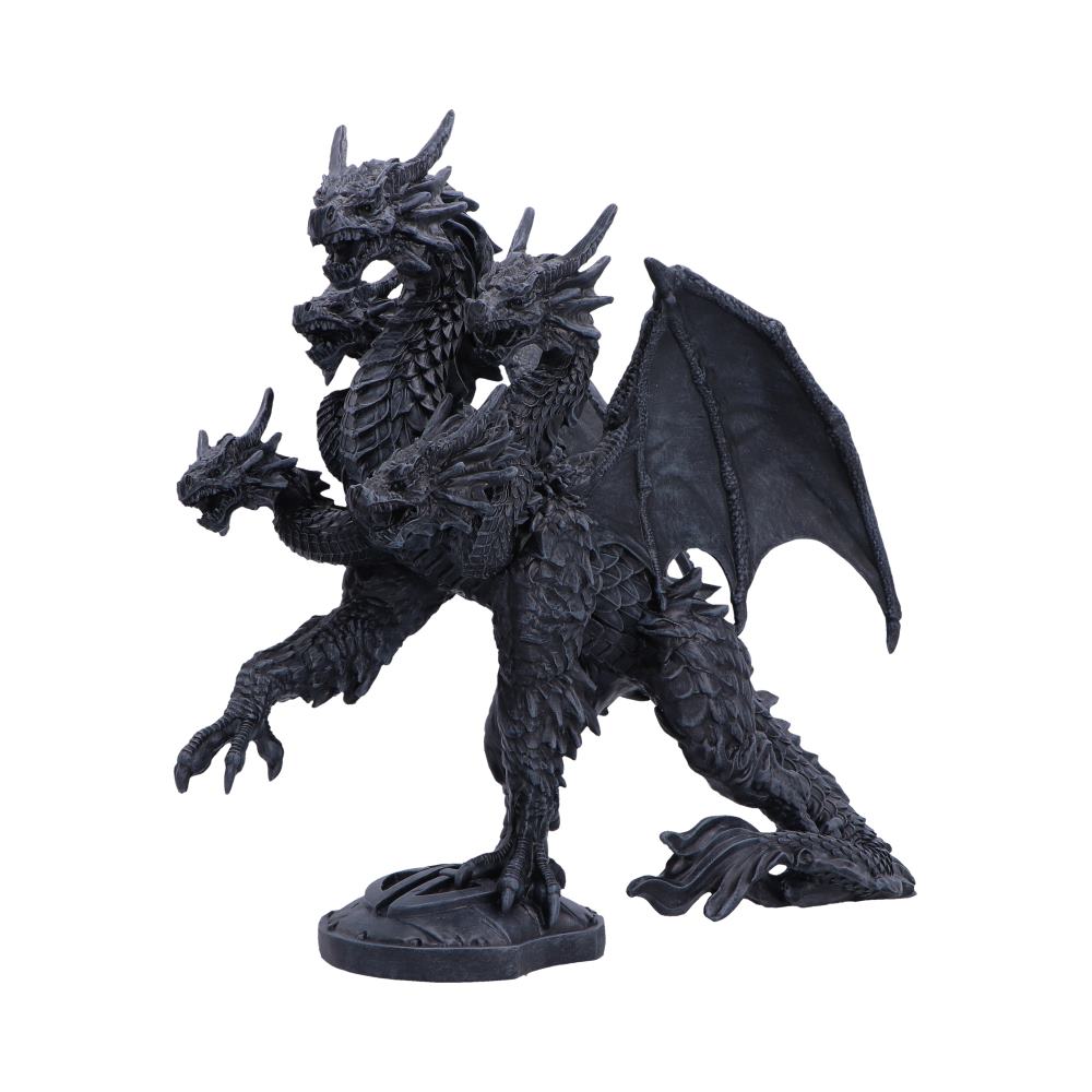 Large hydra dragon side view showing wings and heads