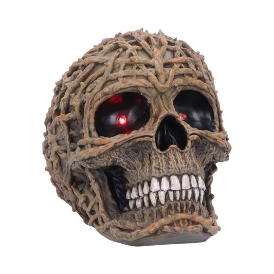 Rooted Remains light-up skull figurine 15.8cm