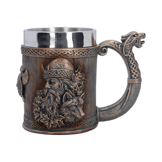 Til Valhalla Viking tankard small 11.7cm