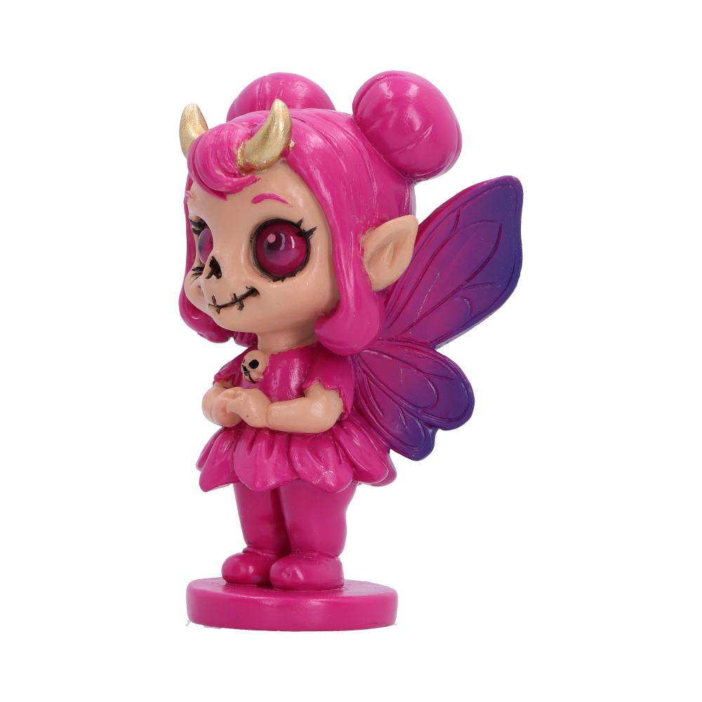 Spirit Fairy Beatrix 8.5cm figurine showing her purple wings and circular base