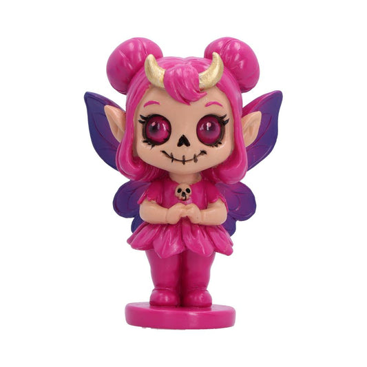 Spirit Fairy Beatrix Figurine 8.5cm with pink hair and purple wings