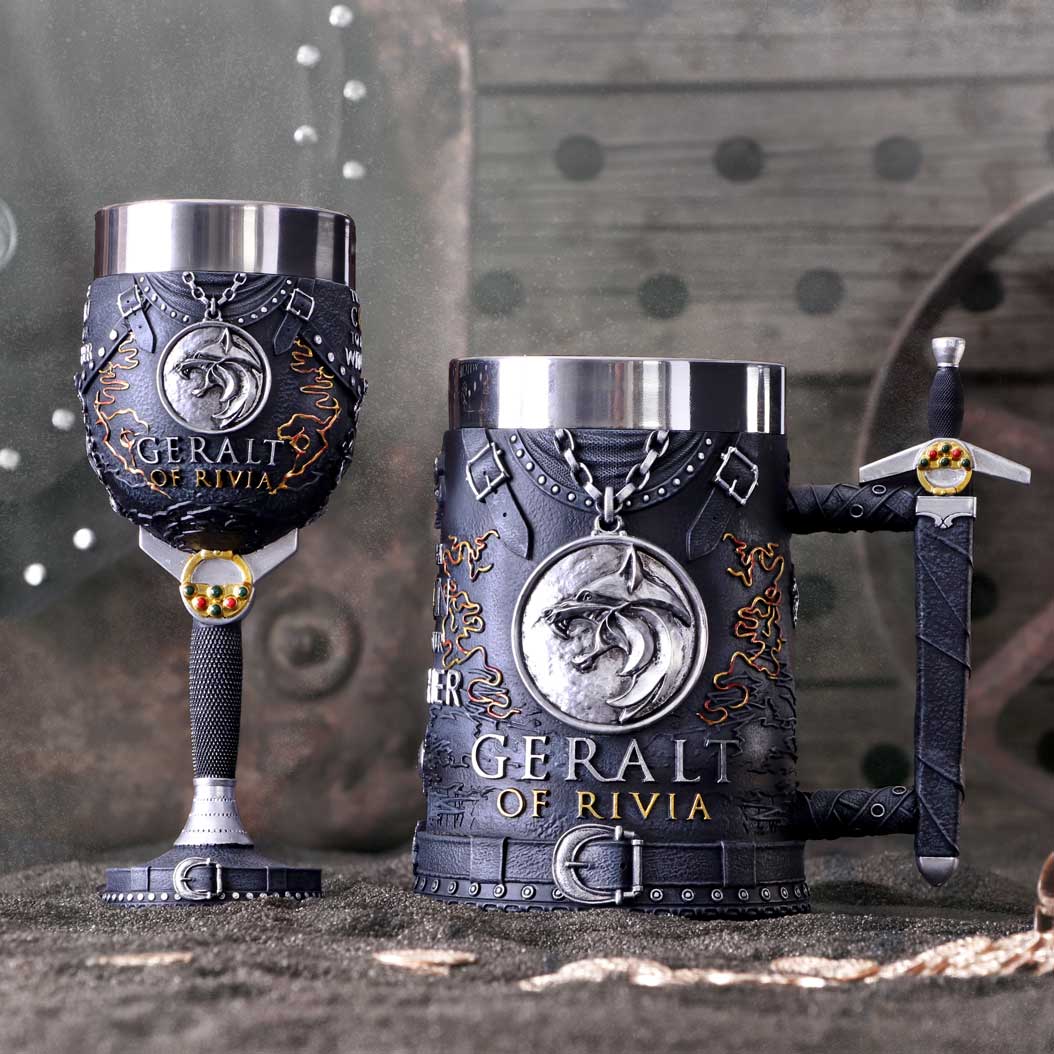 Official The Witcher Geralt of Rivia collectible tankard