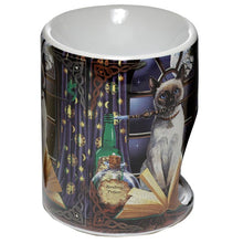 Load image into Gallery viewer, Lisa Parker Ceramic Hocus Pocus Cat Oil Burner
