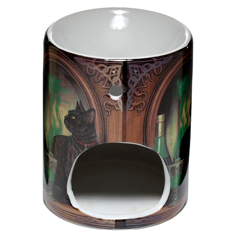 Lisa Parker Ceramic Absinthe Cat Oil Burner