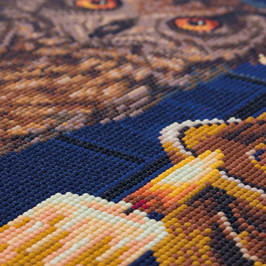 Lisa Parker The Astrologer Owl Framed Crystal Art Kit 40X50cm