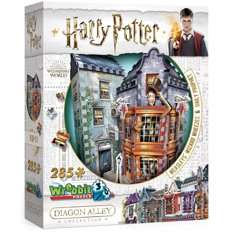 Harry Potter Diagon Alley 3D Puzzle Weasley's Wizard Wheezes