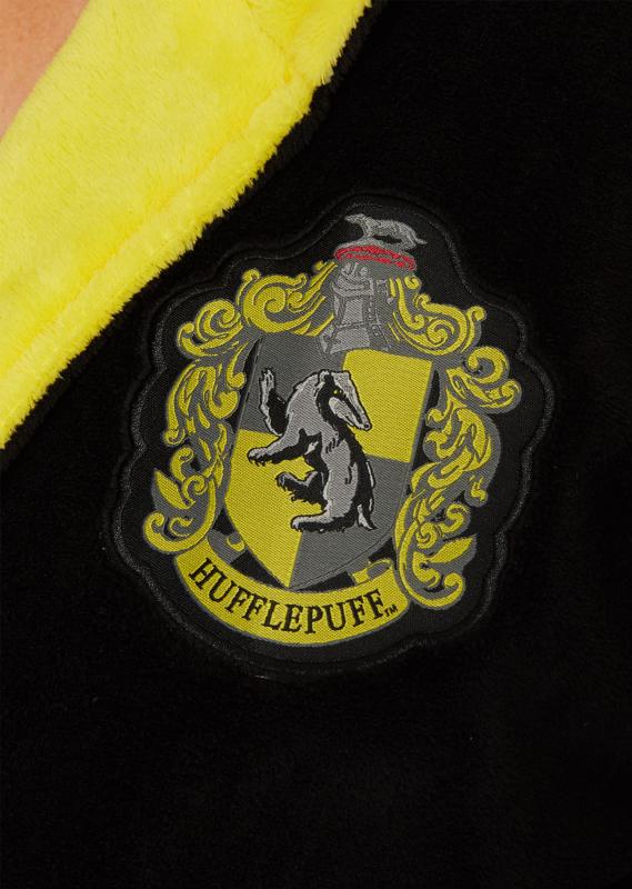 Unisex Harry Potter Hufflepuff Fleece Bathrobe Men or Women