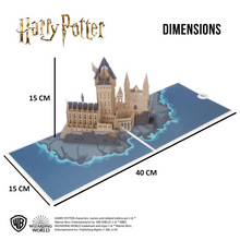 Load image into Gallery viewer, Harry Potter Hogwarts Pop Up Card
