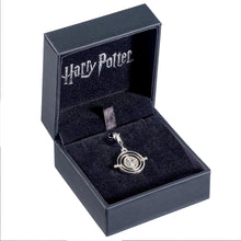 Load image into Gallery viewer, Harry Potter Sterling Silver Time Turner Slider Charm with Crystal Elements
