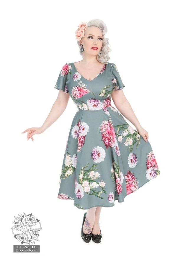Hearts & Roses Lamour Swing Dress
