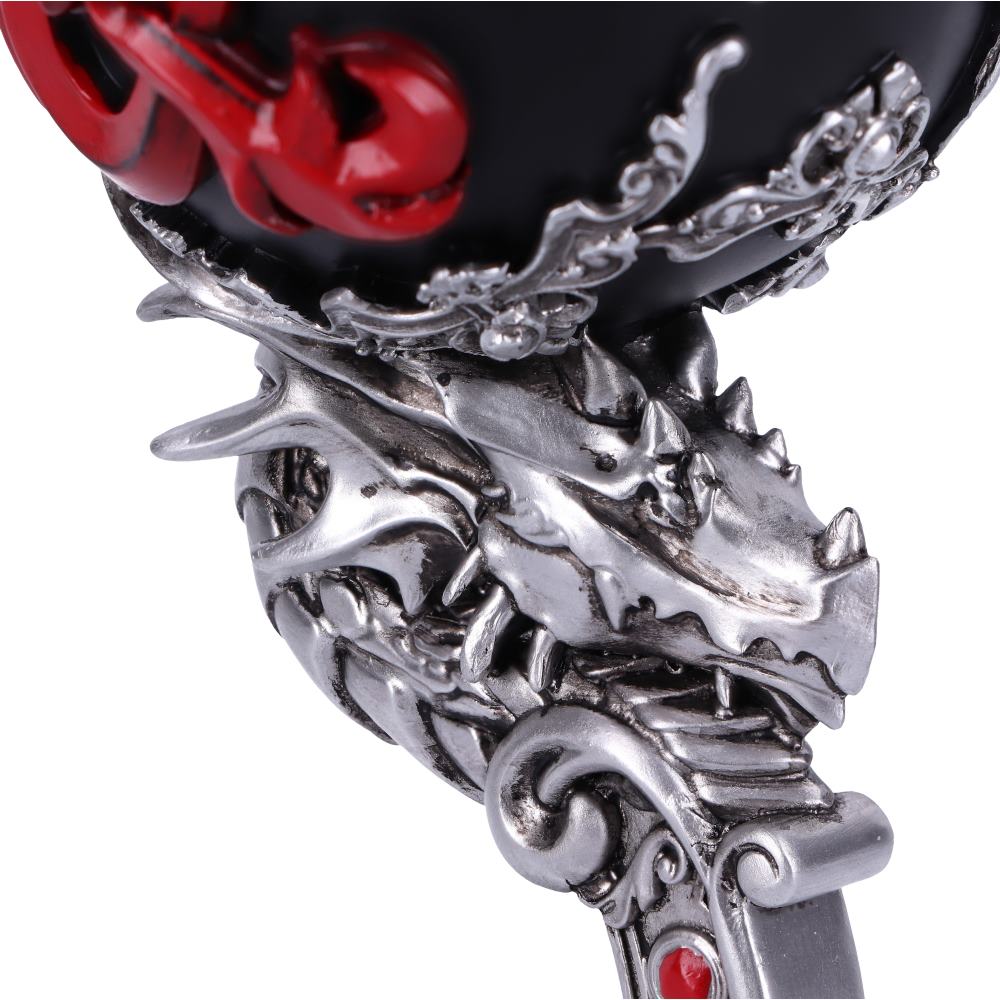 Ancient Red Dragon stem detail on D&D goblet