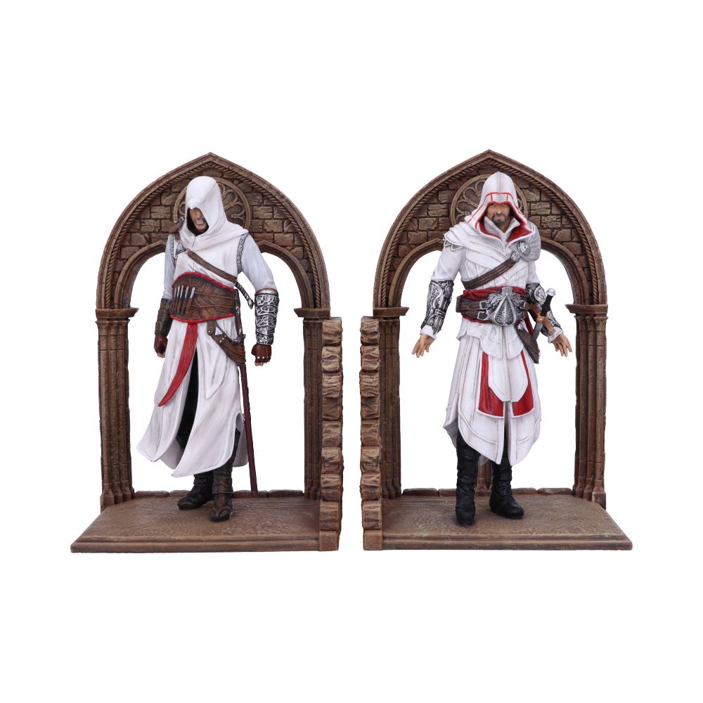 Assassin's Creed® Altaïr & Ezio Bookends 24cm – Official Collectible