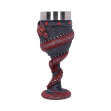 Load image into Gallery viewer, Dragon Coil Goblet Red 20cm
