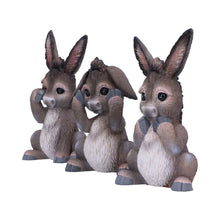 Load image into Gallery viewer, Three Wise Donkeys 11cm
