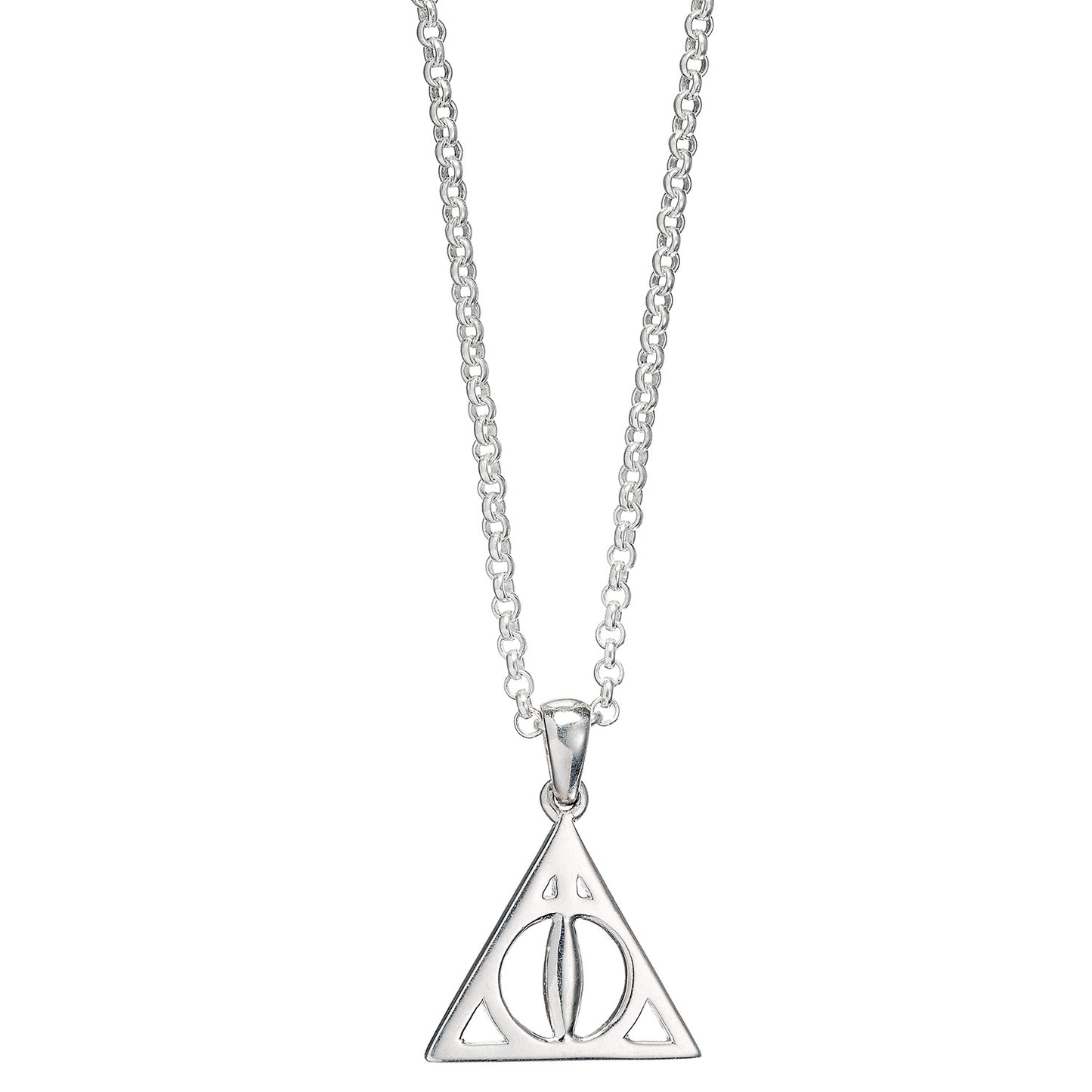 Harry Potter Sterling Silver Deathly Hallows Necklace