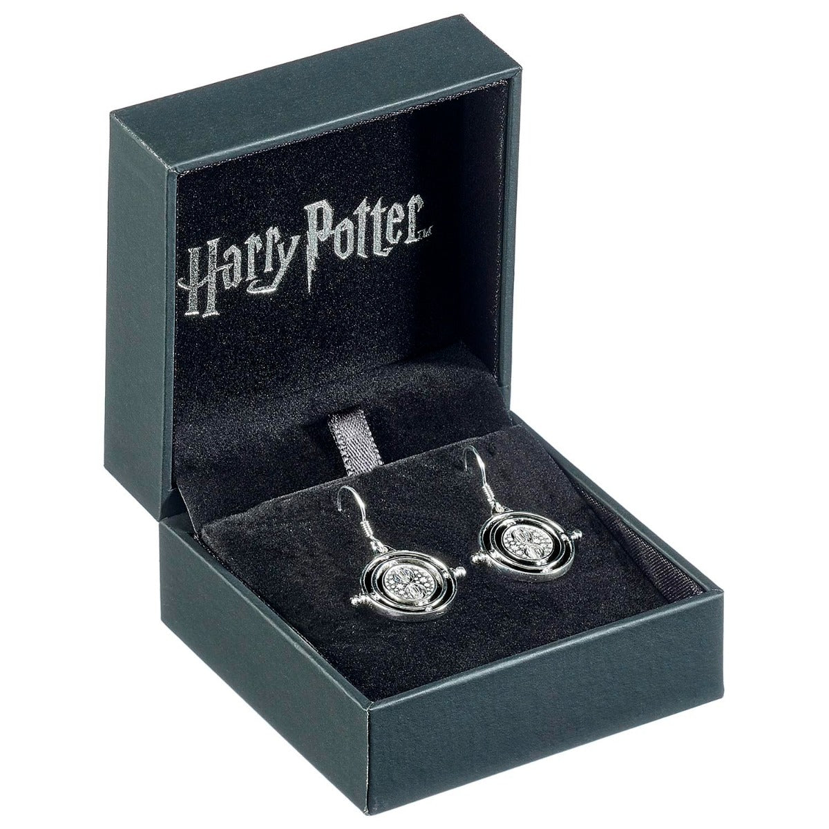 Harry Potter Time Turner Drop Earrings with Crystal Elements