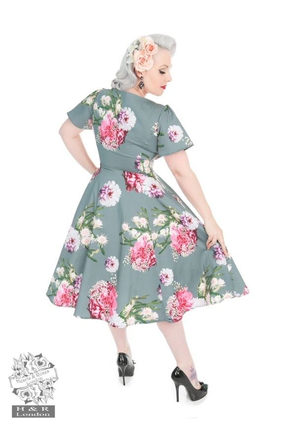 Hearts & Roses Lamour Swing Dress