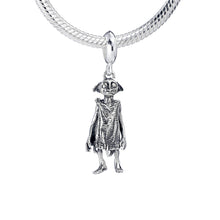 Load image into Gallery viewer, Harry Potter Sterling Silver Dobby The House-Elf Slider Charm
