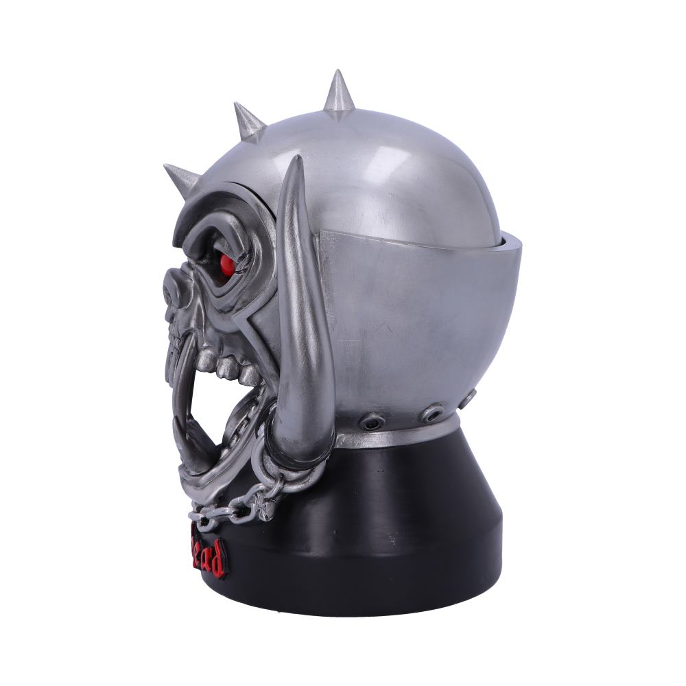 Side view of hand painted Motörhead Warpig collectible Box