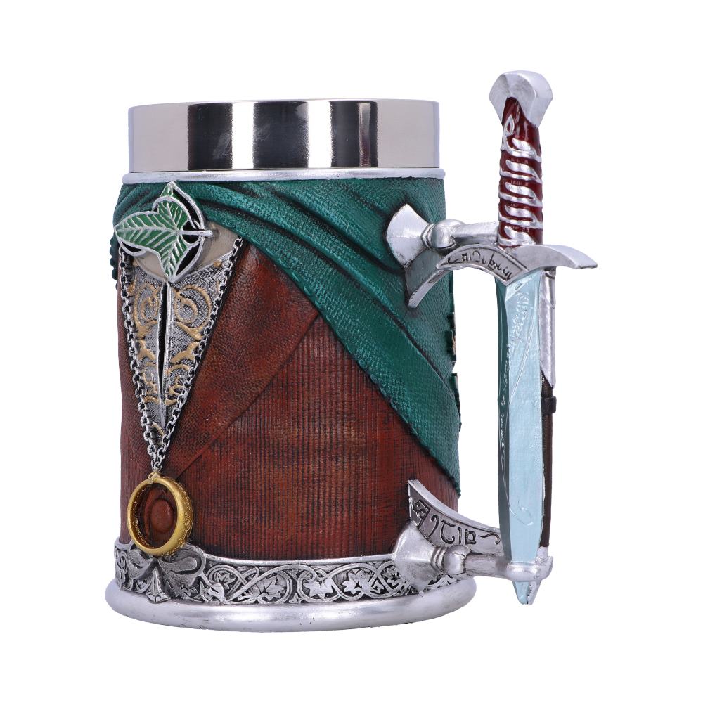 Hand-painted of Lord of the Rings Frodo tankard side view