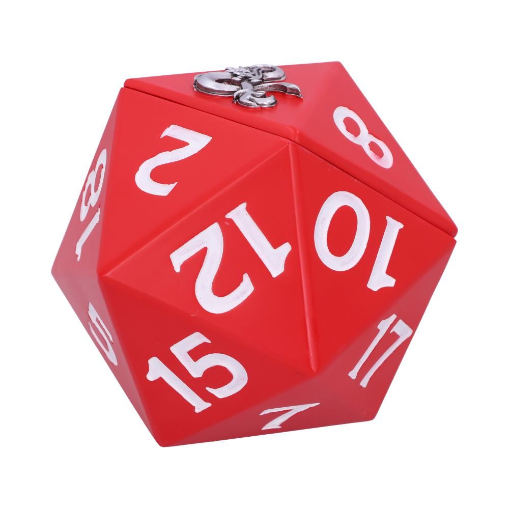 Side view of Dungeons & Dragons D20 Dice Box
