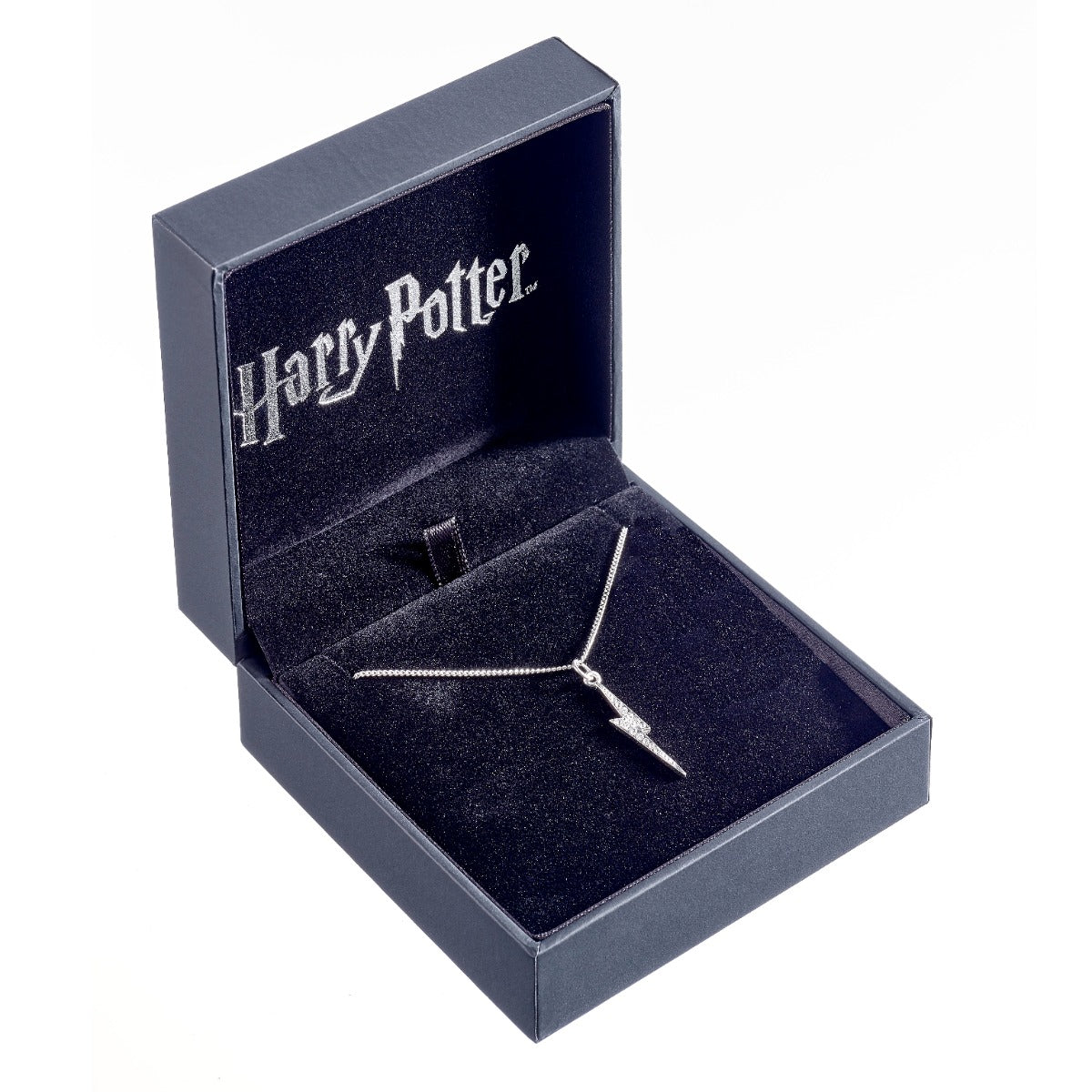Harry Potter Embellished with Crystals Lightning Bolt Necklace