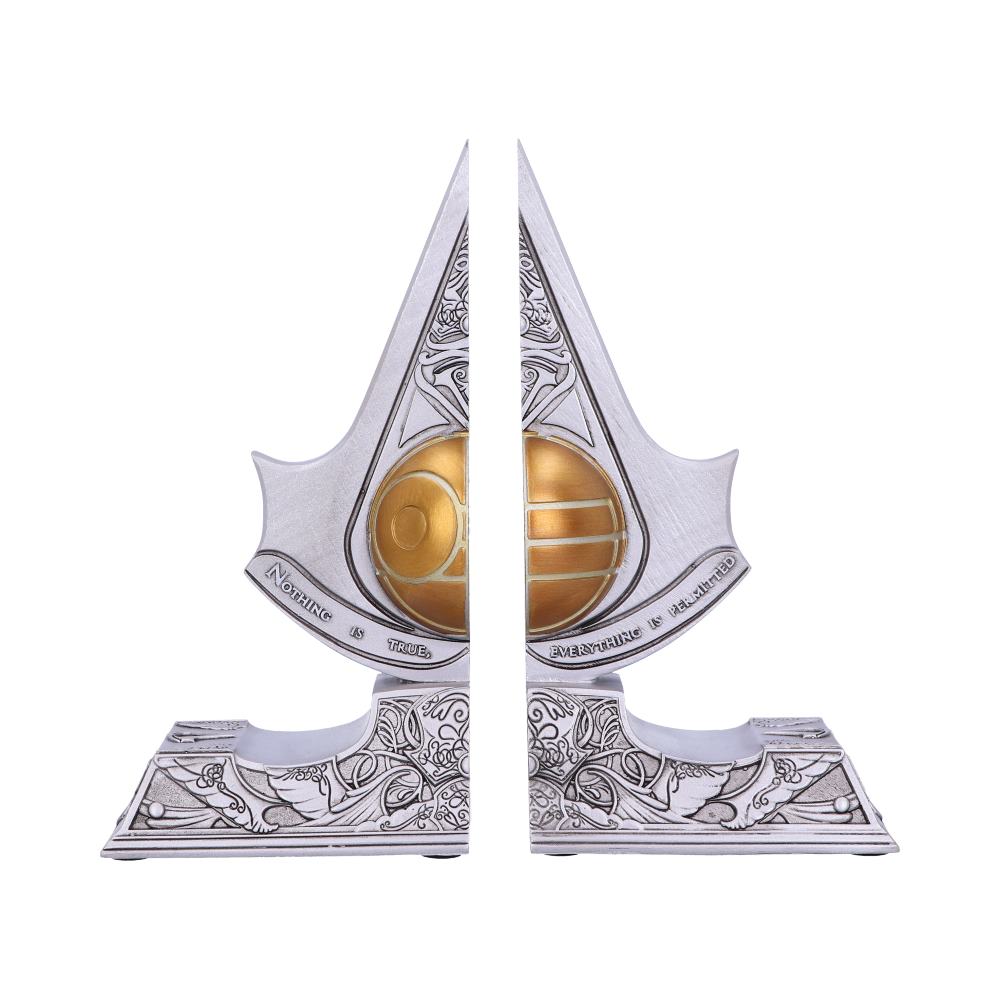 Back view of Assassin's Creed® Apple of Eden Bookends