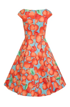 Load image into Gallery viewer, Hearts &amp; Roses Royal Ann Cherry Dress
