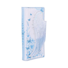 Load image into Gallery viewer, White Angel Wings Embossed Purse 18.5cm
