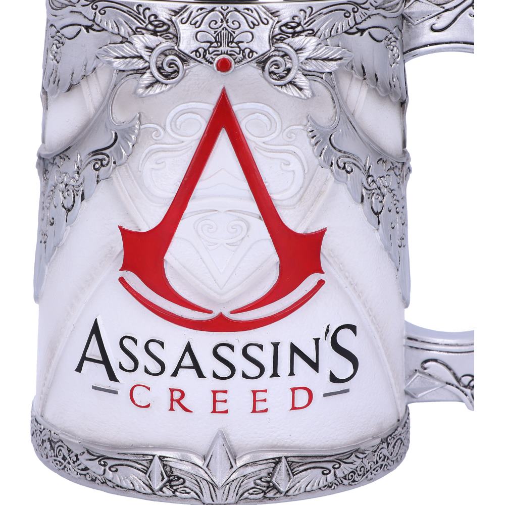 Close-up of Assassin's Creed collectible tankard