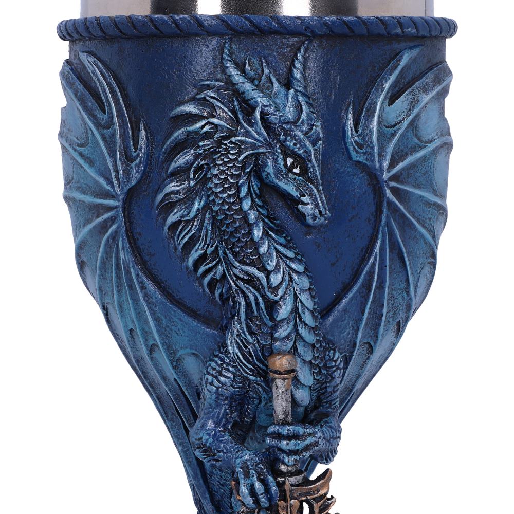 Sea Blade Goblet by Ruth Thompson 17.8cm