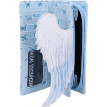 Load image into Gallery viewer, White Angel Wings Embossed Purse 18.5cm
