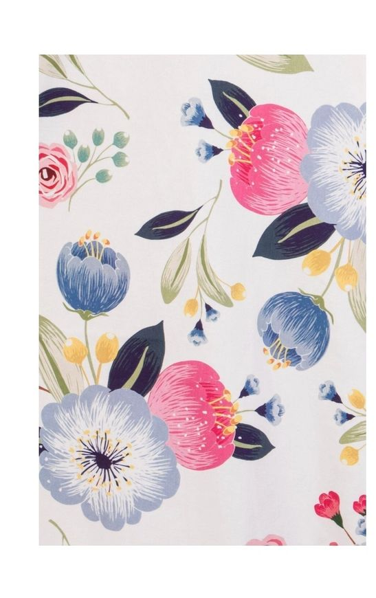 Hearts & Roses White Blossom Tea Dress